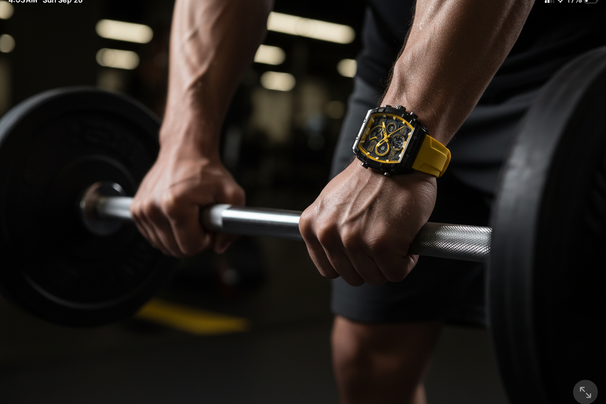 Activa Black & Yellow Sport Chronograph – Grip Lifestyle