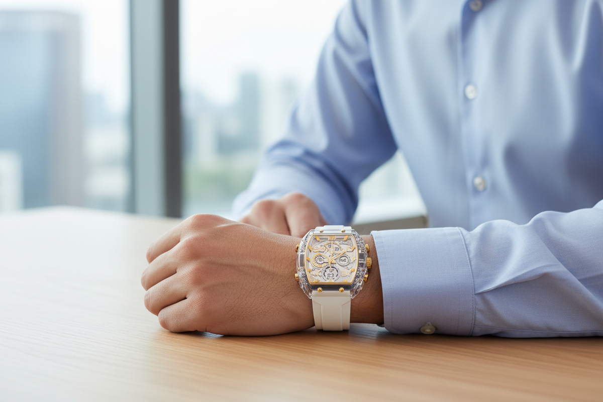 Activa Crystal Chronograph – Office Lifestyle