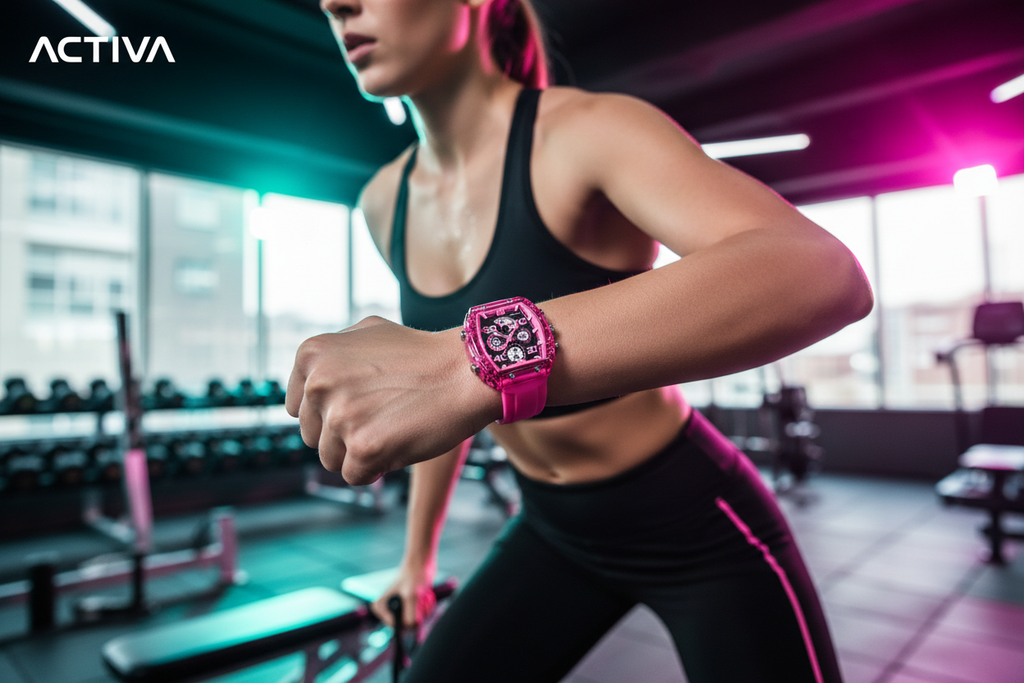 Activa Pink Chronograph – Fitness Lifestyle