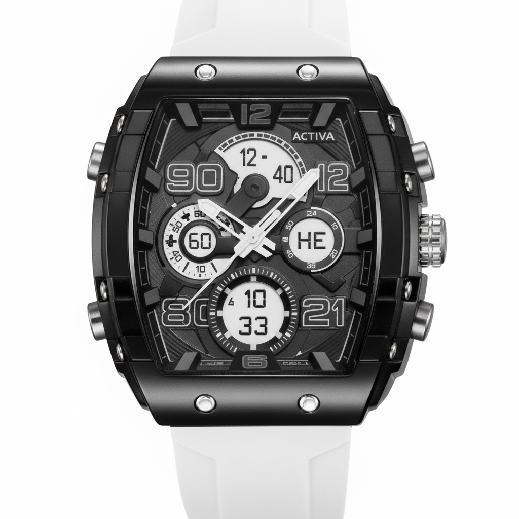 Black & White Watch – Macro