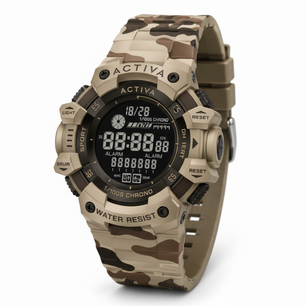 Camo Watch – 3/4 Angle