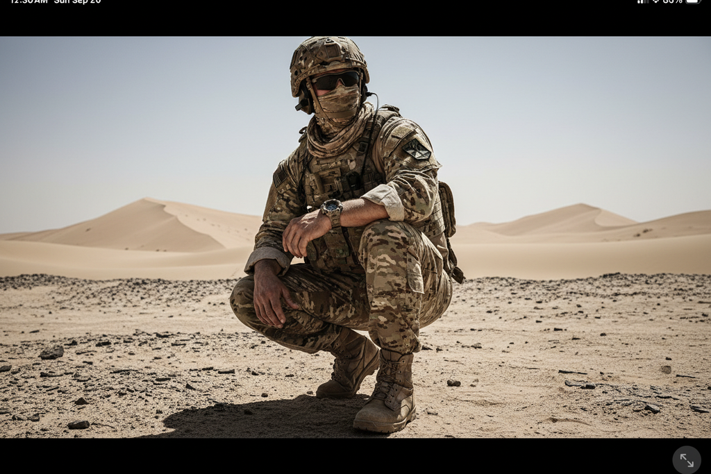 Camo Watch – Desert Crouch