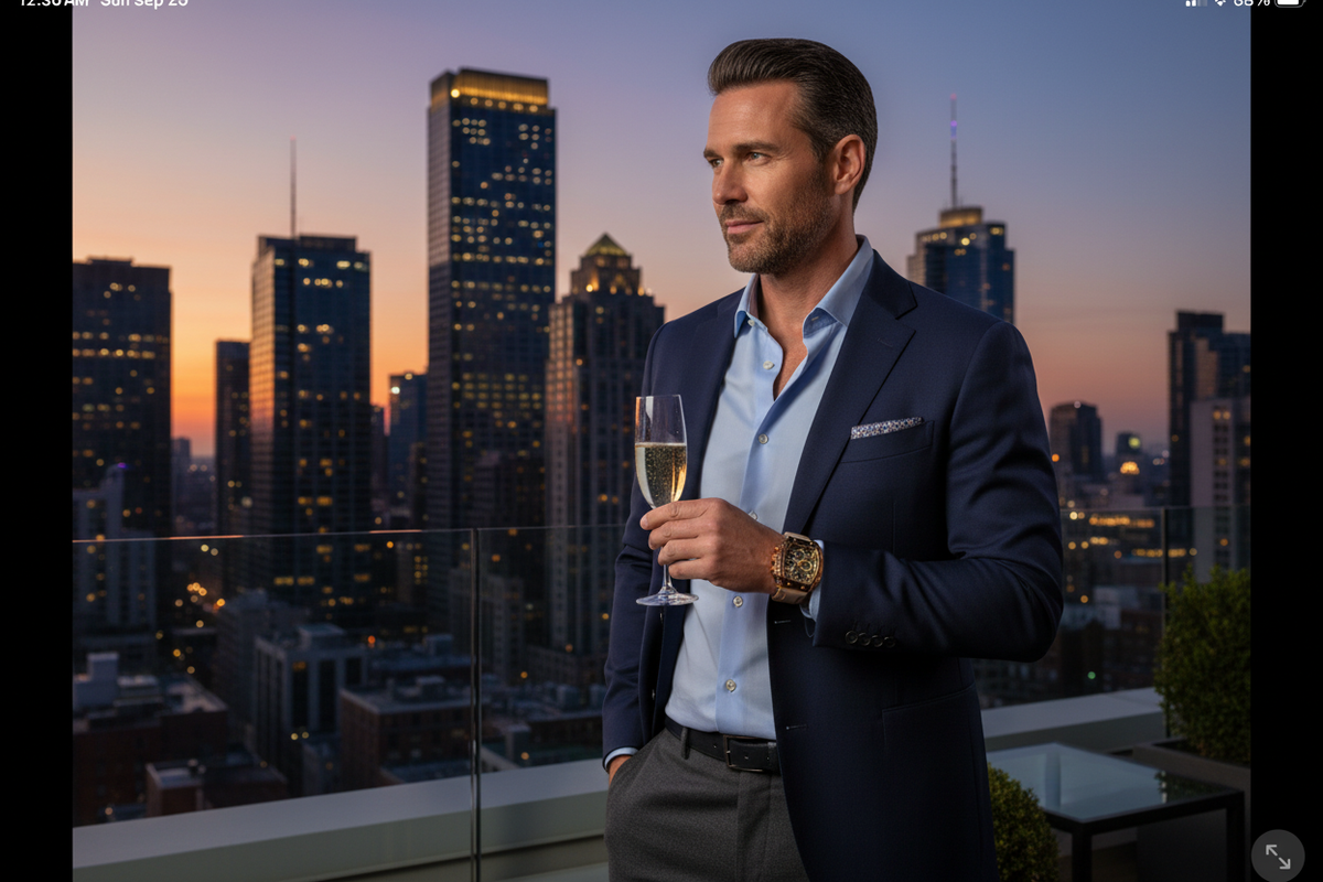 Champagne Watch – Rooftop Lifestyle