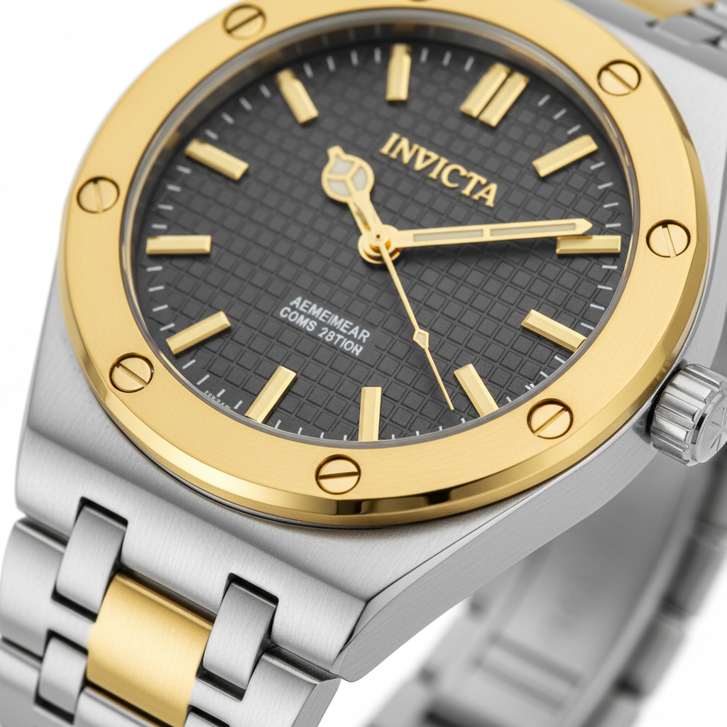 Invicta Two-Tone – Face Macro
