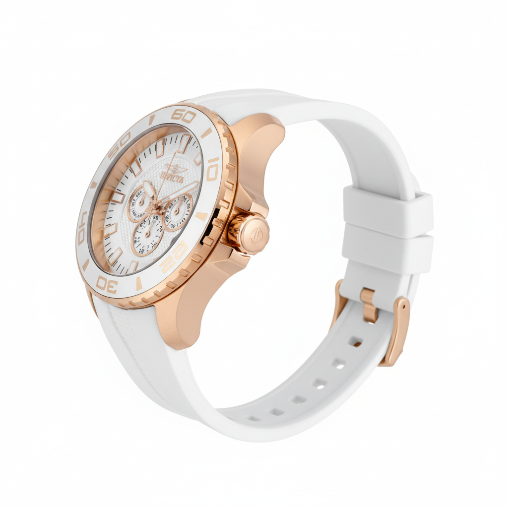 Rose Gold Chronograph – Side Profile