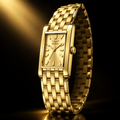 Side profile black gold