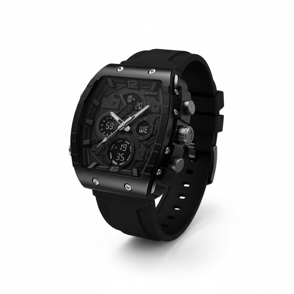 Tactical Watch – 3/4 Angle White